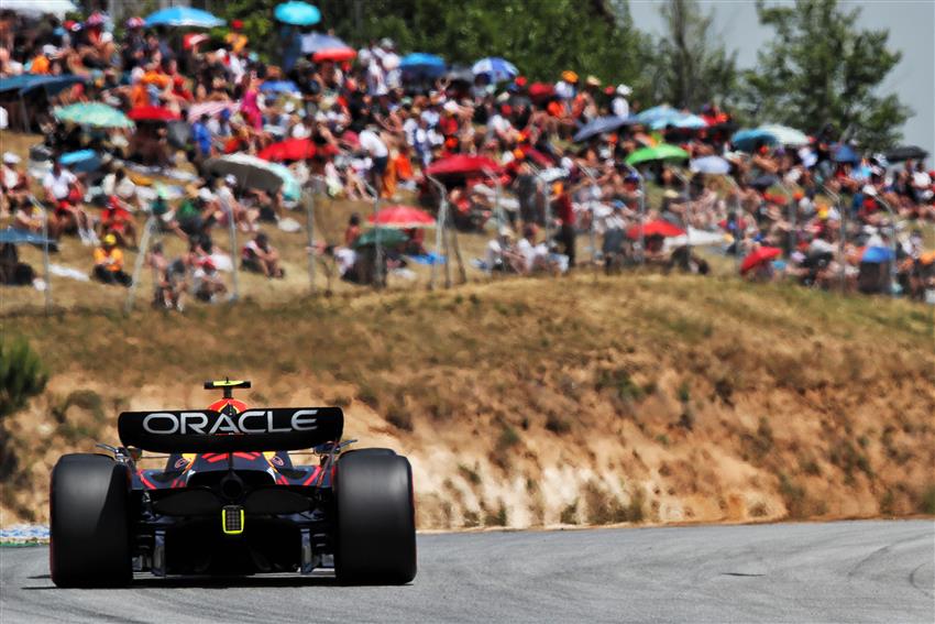 F1 car in Barcelona